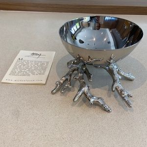 New Michael Aram  Ocean Coral Nut Bowl